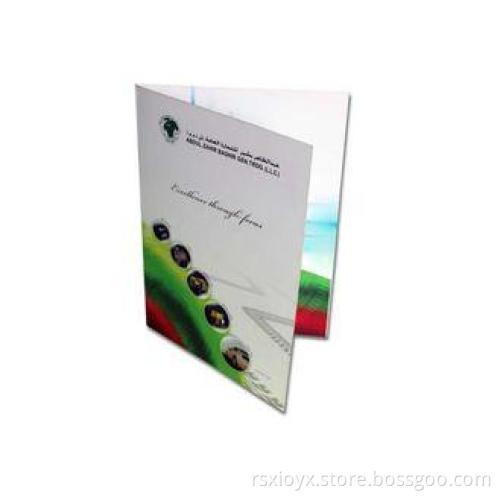 carboard A4 Paper Folder / decorative custom business folde